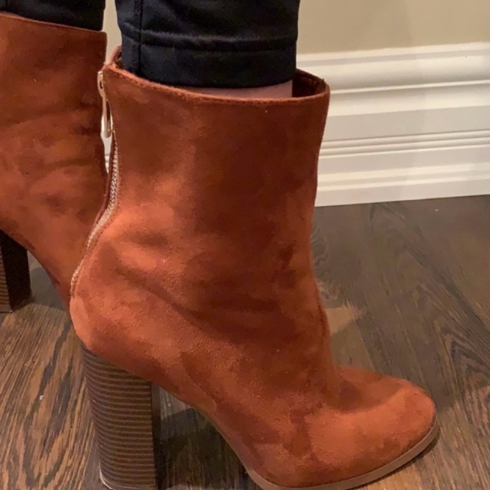 Faux Suede Boots